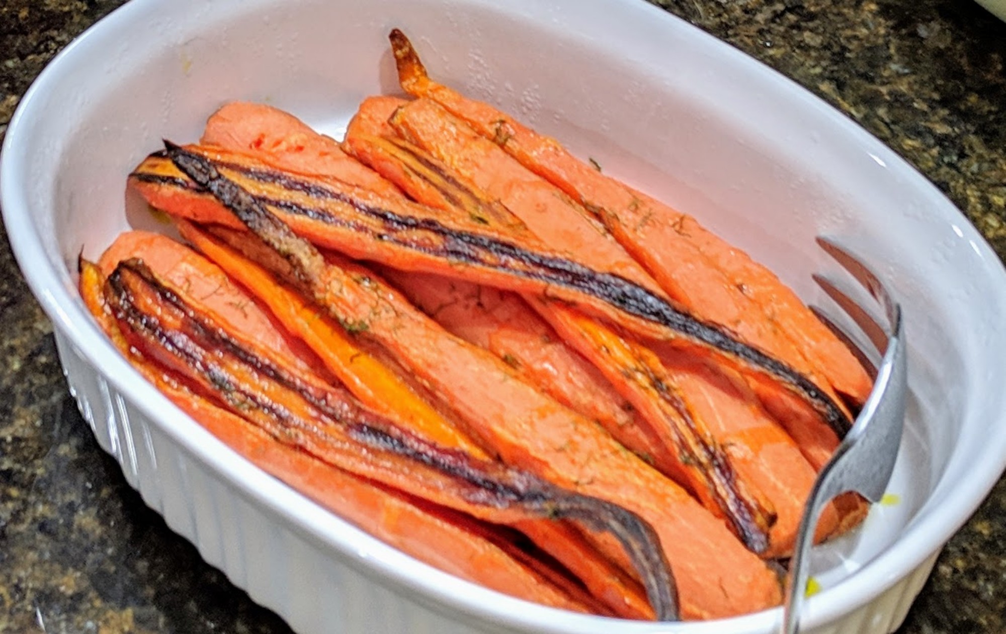 Roasted Carrots with Dill